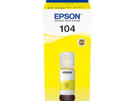 Tinteiro Epson Ecotank 104 - Amarelo For Sale