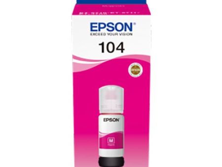 Tinteiro Epson Ecotank 104 - Magenta For Sale