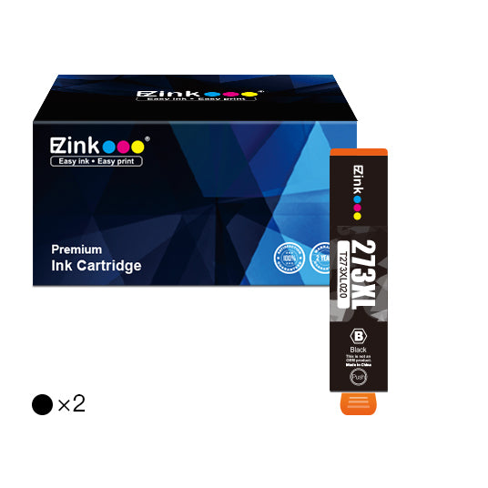 Epson 273XL T273XL Remanufactured Ink Cartridge (2 Black) For Cheap