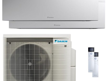 Daikin Emura 3 dual split air conditioner 7000+7000 BTU inverter A++ wifi outdoor unit 4 kW White Hot on Sale