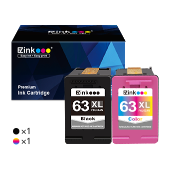 HP 63 63XL Remanufactured Ink Cartridge (1 Black, 1 Tri-Color) Online Sale