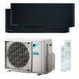 Daikin Stylish dual split 5000 + 5000 BTU air conditioner A +++ wifi outdoor unit 4.0 kW For Sale