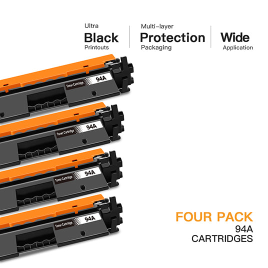 HP 94A CF294A Compatible Toner Cartridge (4 Pack) Cheap