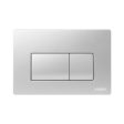 Valsir P1 white mechanical plate with double button For Discount