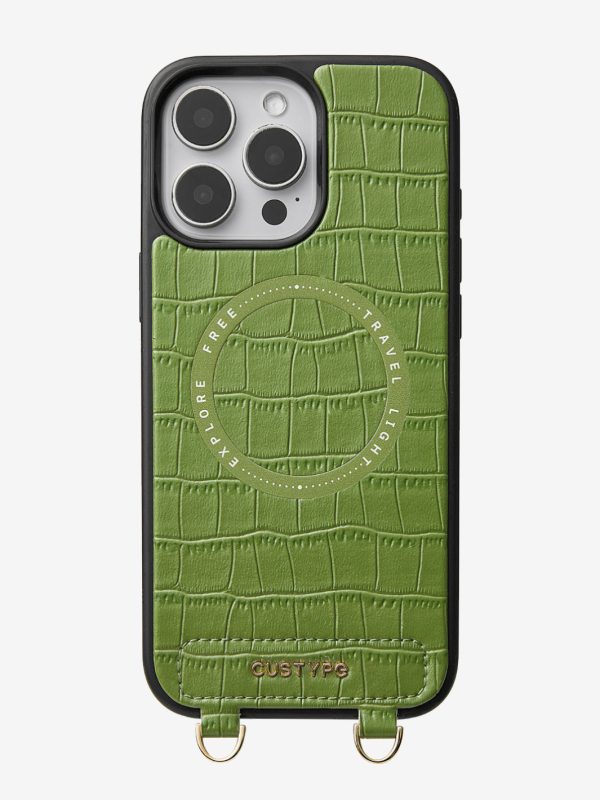 Crocodile Design Set- Wireless Charging Phone Case Online Hot Sale