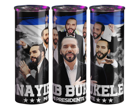 Nayib Bukele Tumbler | Mi Presidente | 20 oz For Sale