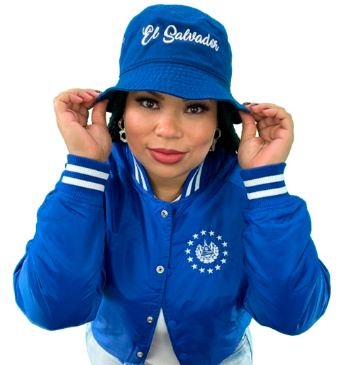 El Salvador Blue Varsity Jacket Embroidery Shield - Unisex For Discount