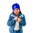 El Salvador Premium Blue Denim Jackets with Embroidered Logos Cheap