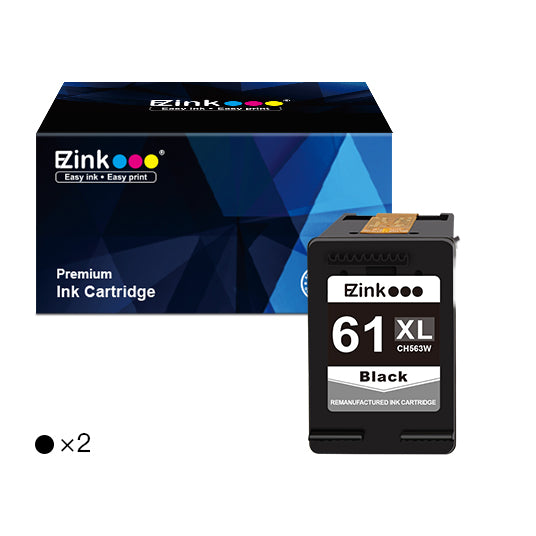 HP 61 61XL Remanufactured Ink Cartridge (2 Black) Online Hot Sale