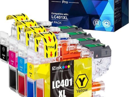 Brother LC401XL LC 401 XL Compatible Ink Cartridge (4 Pack) Sale