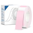 Thermal Label Maker Tape Adapted P10 Label Maker, Standard Laminated Office Labeling, 15mmx40mm 0.5x1.57inch, 180 Labels Roll, P10 Thermal Printing Label Paper (Pink) Supply