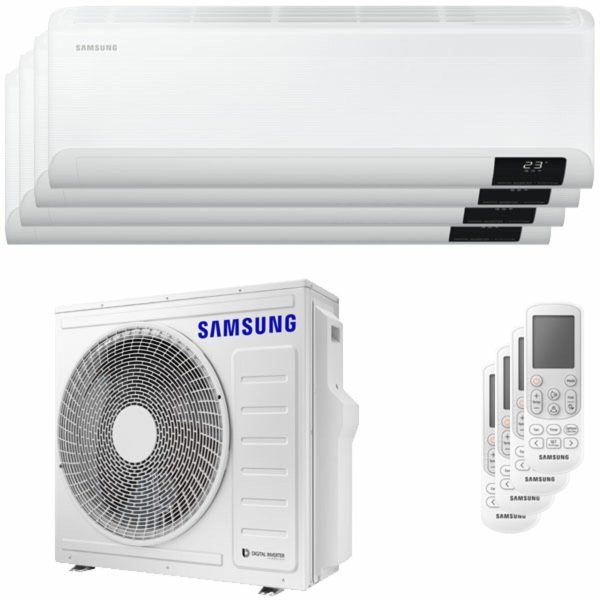 Samsung Cebu Wi-Fi Quadri split air conditioner 7000 + 7000 + 7000 + 12000 BTU inverter A ++ wifi outdoor unit 8.0 kW Online Sale