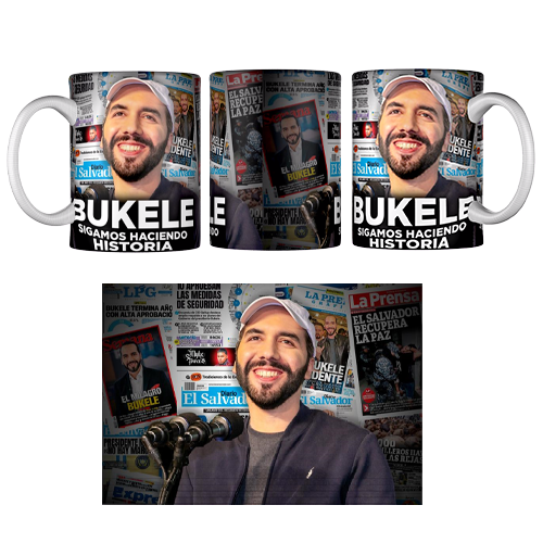 Nayib Bukele Mug El Salvador President Fashion