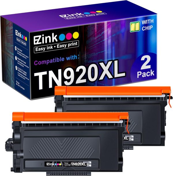 Brother TN920XL TN920 Compatible Toner Cartridge(2 Black, with Chip) For Sale