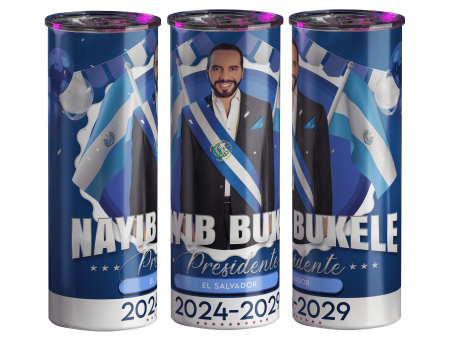 El Salvador Tumbler | Nayib Bukele Victory 2024-2029 | 20 oz Online