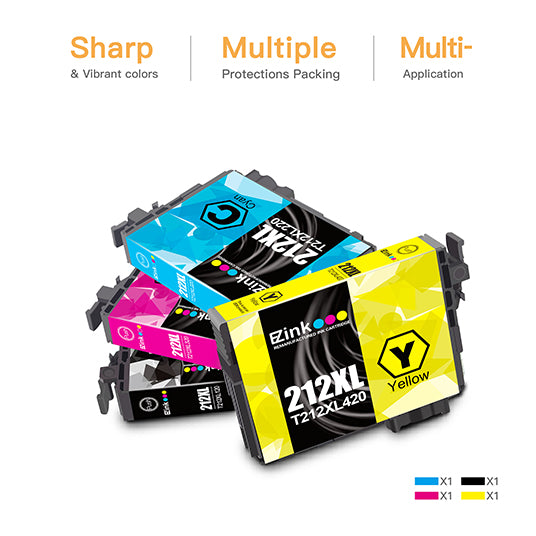 Epson 212XL T212XL Remanufactured Ink Cartridge (4 Pack) on Sale