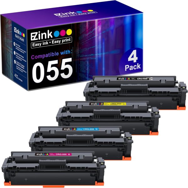 Canon 055 Compatible Toner Cartridge(4 Pack) Online Sale