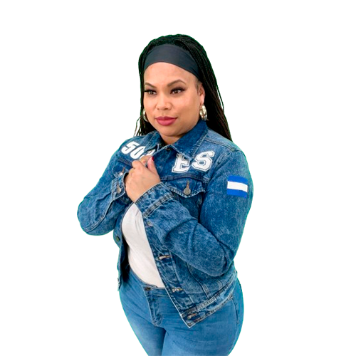 El Salvador Premium Blue Denim Jackets with Embroidered Logos Cheap