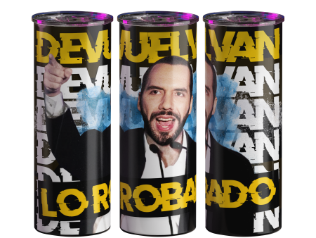 Nayib Bukele Tumbler | Devuelvan Lo Robado | 20 oz Sale