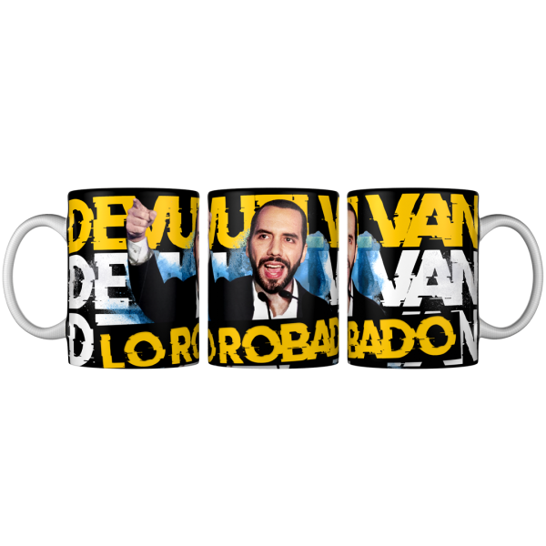 Nayib Bukele Coffee Mug| Devuelvan Lo Robado | 350 Ml Fashion