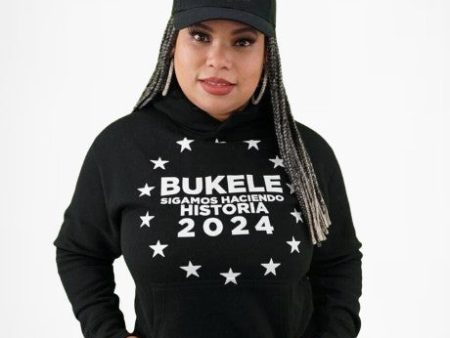 Nayib Bukele 2024 Reelection Black Hoodie El Salvador - Unisex Supply