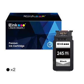 Canon 245XL PG-245XL Remanufactured Ink Cartridge (2 Black) Online Sale