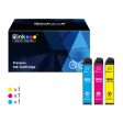 Epson 702XL T702XL Remanufactured Ink Cartridge (3 Pack) Fashion