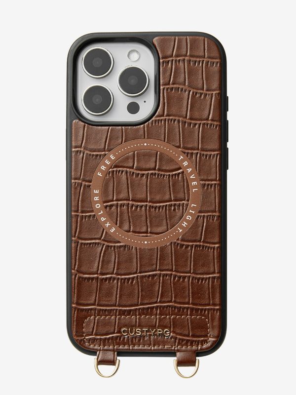 Crocodile Design Set- Wireless Charging Phone Case Online Hot Sale