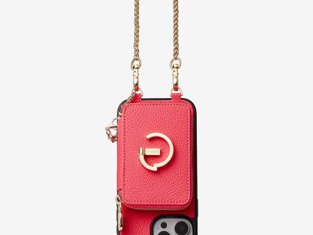 Slim Metal Chain- Magnetic Crossbody Phone Case with Card Holder Online Sale