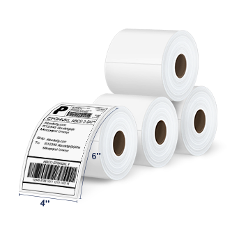 Shipping Label, 4 x 6 Direct Thermal Labels, 220 Labels × 4 Rolls For Discount