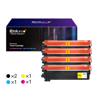 Brother TN210 TN-210 Compatible Toner Cartridge (5 Pack) Fashion