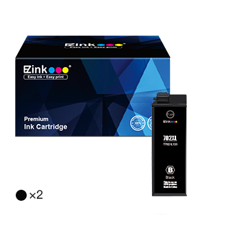 Epson 702XL T702XL Remanufactured Ink Cartridge (2 Black) on Sale