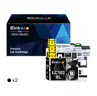 Brother LC-103XL LC103XL Compatible Ink Cartridge (2 Black) Online Sale