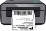 Thermal Label Printer, 4x6 Shippping Label Printer for Shipping Packages, Commercial Thermal Label Maker, Compatible with Amazon, Ebay, Etsy, Shopify, FedEx, etc, Support Windows and Mac (Gray) Online Hot Sale