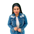 El Salvador Premium Blue Denim Jackets with Embroidered Logos Cheap