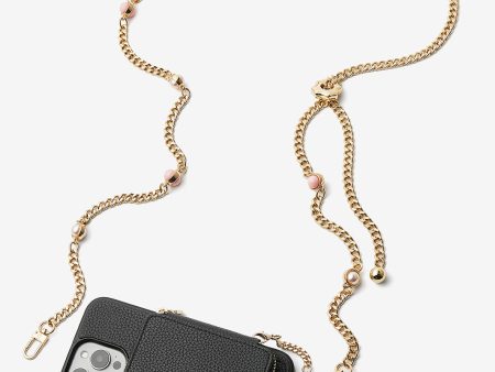 Candy Chain Assembly- Pearl Chain Purse iPhone Case Supporting Magsafe For Sale