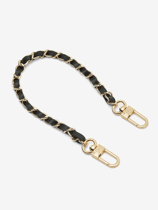 Elegant Chain Leather Wrist Strap For Sale