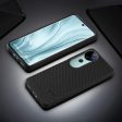 Soft Silicone Mobile Back Cover For Vivo V40 5G with Dash Type Groove and Matte Gray Camera Ring Supply