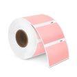 2.25”x1.25” Direct Thermal Label, Compatible with Zebra,Dymo, Rollo and More Label Printers (1000 Labels, Pink) For Cheap