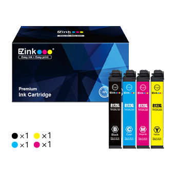 Epson 812 XL T812XL Remanufactured Ink Cartridges(4 Pack) For Discount