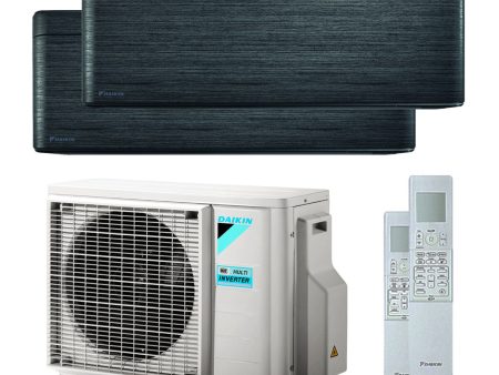 Daikin Stylish dual split 5000 + 7000 BTU air conditioner A +++ wifi outdoor unit 4.0 kW Online