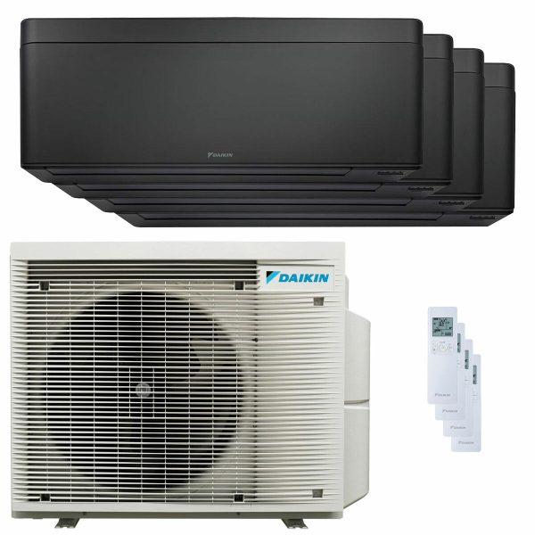 Daikin Stylish Total Black quadri split air conditioner 12000+12000+12000+12000 BTU inverter A++ wifi external unit 7.4 kW Cheap