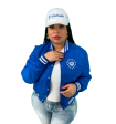 El Salvador Blue Varsity Jacket Embroidery Shield - Unisex For Discount