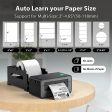 Thermal Label Printer, 4x6 Shippping Label Printer for Shipping Packages, Commercial Thermal Label Maker, Compatible with Amazon, Ebay, Etsy, Shopify, FedEx, etc, Support Windows and Mac (Gray) Online Hot Sale