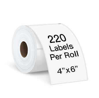 Shipping Label, 4 x 6 Direct Thermal Labels, 220 Labels Roll For Discount