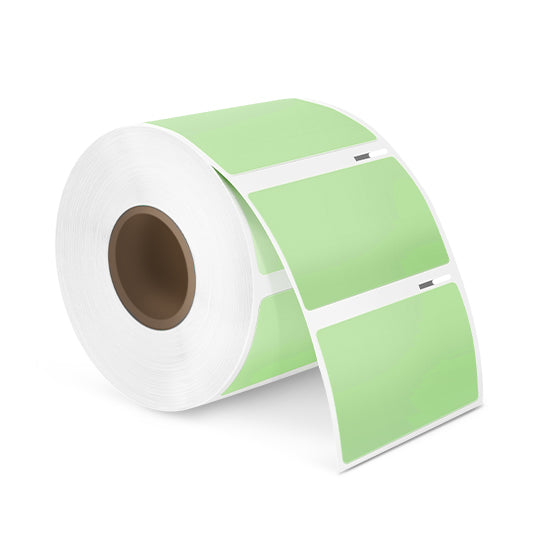 2.25”x1.25” Direct Thermal Label, Compatible with Zebra & Rollo Label Printers (1000 Labels, Green) For Discount