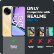 Premium Silicon Soft Framed Case with Clear Back Cover For Realme C67 5G Online now