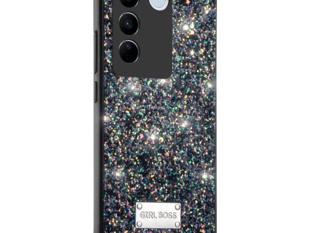 Sparkling Glitter Sequin Case with Camera Shield Back Cover For Vivo V27 5G Online now