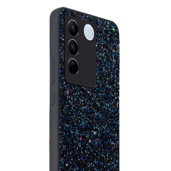 Sparkling Glitter Sequin Case with Camera Shield Back Cover For Vivo V27 5G Online now