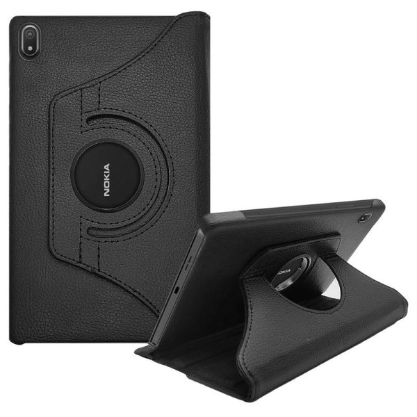 360 Degree Rotating PU Leather Tablet Flip Cover For Nokia T20 Online now